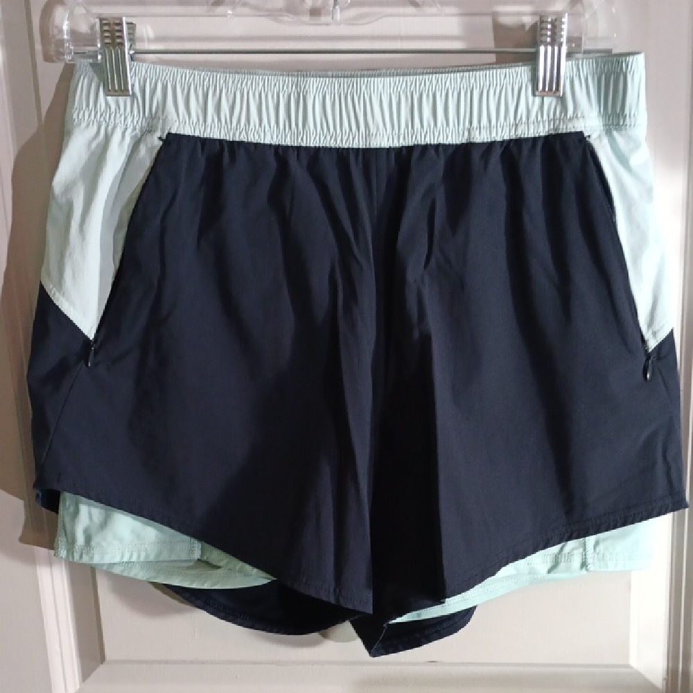Women's Two-Tone Athletic Shorts